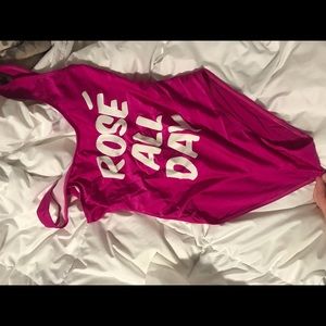 Rosè all day one piece size medium